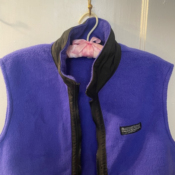 Vintage Purple Ragged Mountain 90s Fleece Vest - Picture 5 of 5